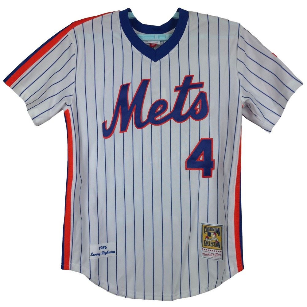 Authentic Lenny Dykstra NY Mets Mitchell & Ness MLB Medium Jersey White #4 NWT